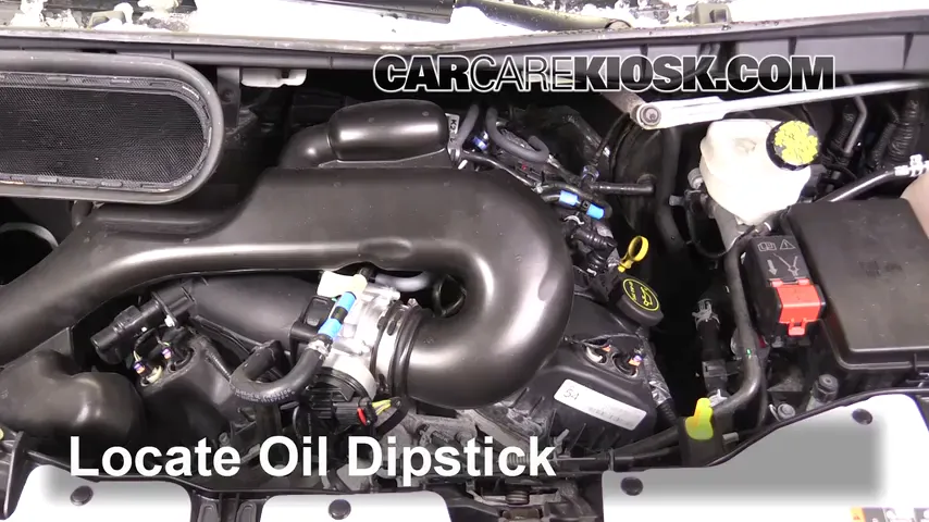 2016 Ford Transit-350 HD XLT 3.7L V6 FlexFuel Oil Check Oil Level